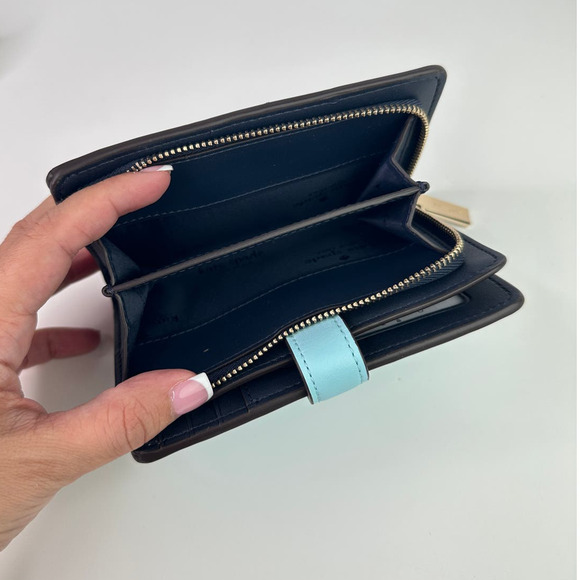 Kate Spade Grand Slam Tennis Wallet and 3D Tennis Racquet Coin Purse - Picture 5 of 12